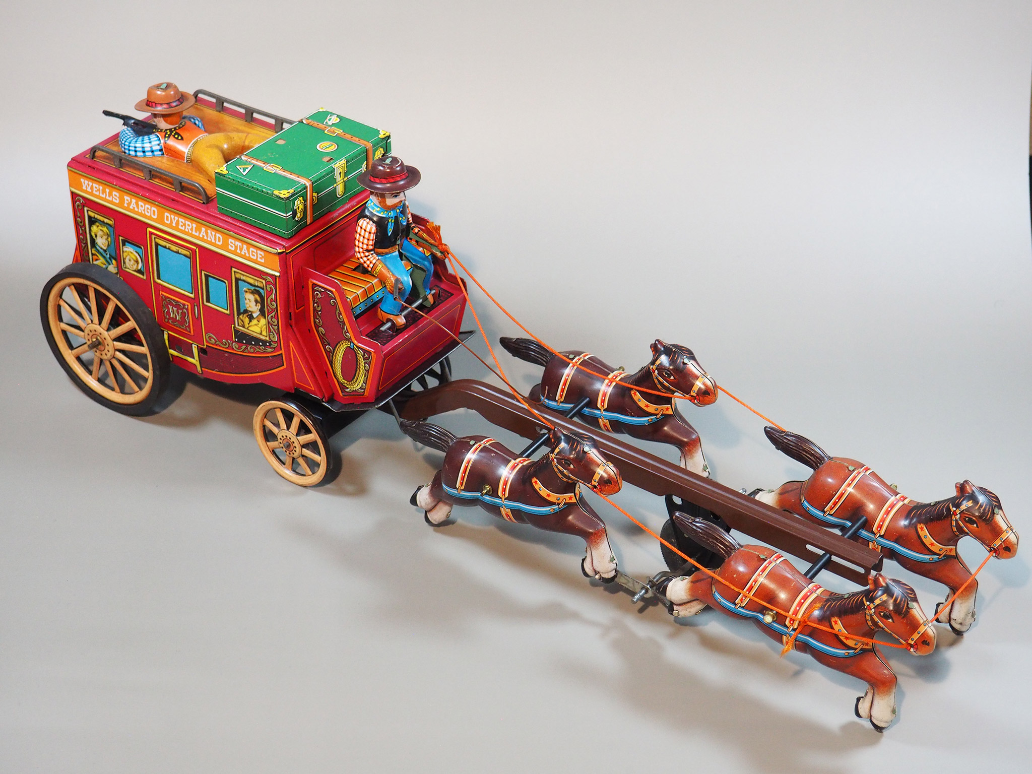 "Winner of the West" Overland Stagecoach with Four Galloping Horses photo 1