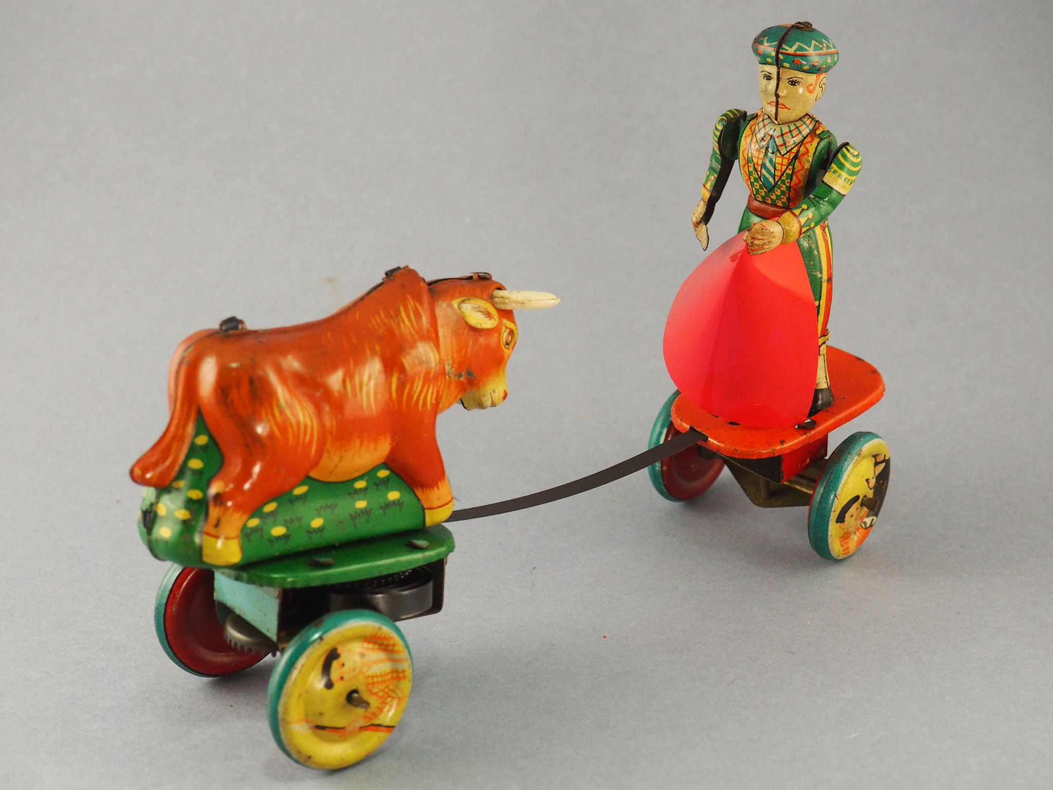 Bullfighter and bull photo 2