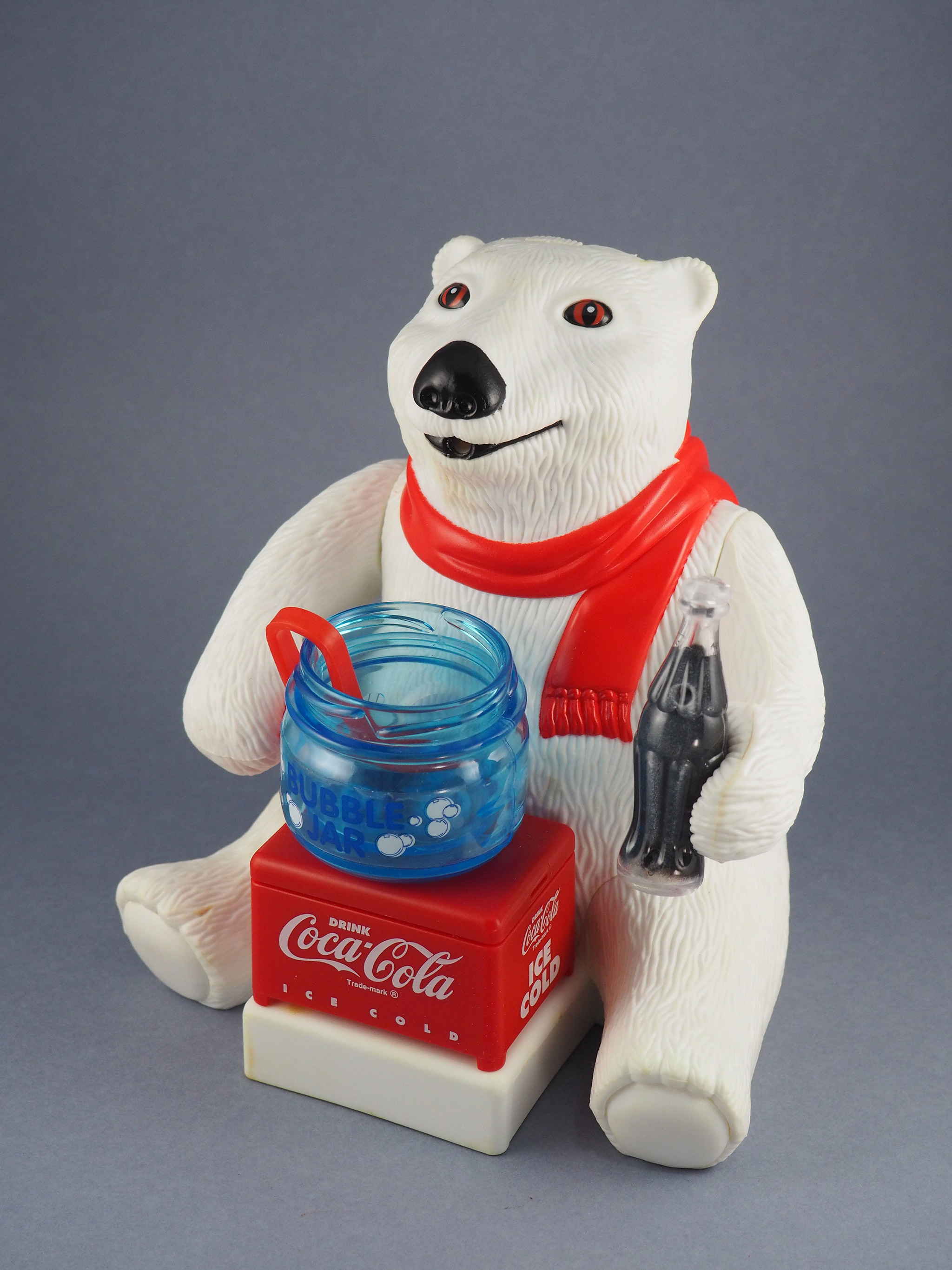Coca-Cola Bubble Blowing Polar Bear Ornament photo 2