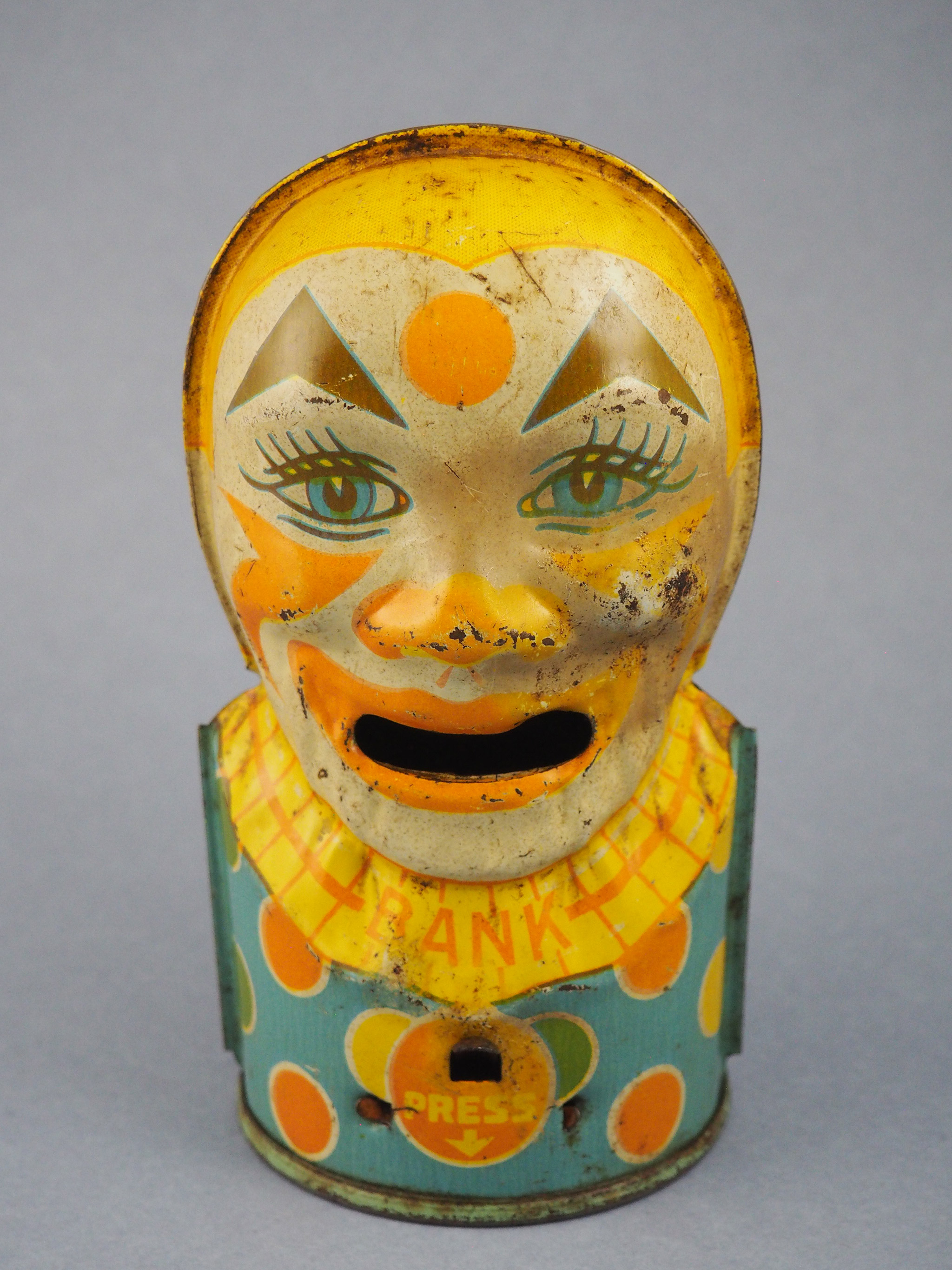 Clown Head Mechanical Bank photo 1