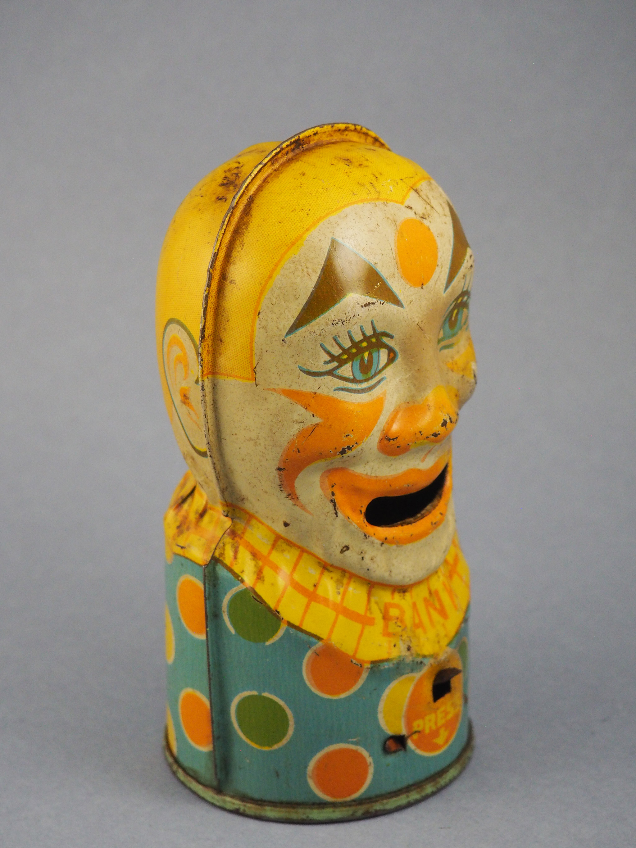 Clown Head Mechanical Bank photo 2
