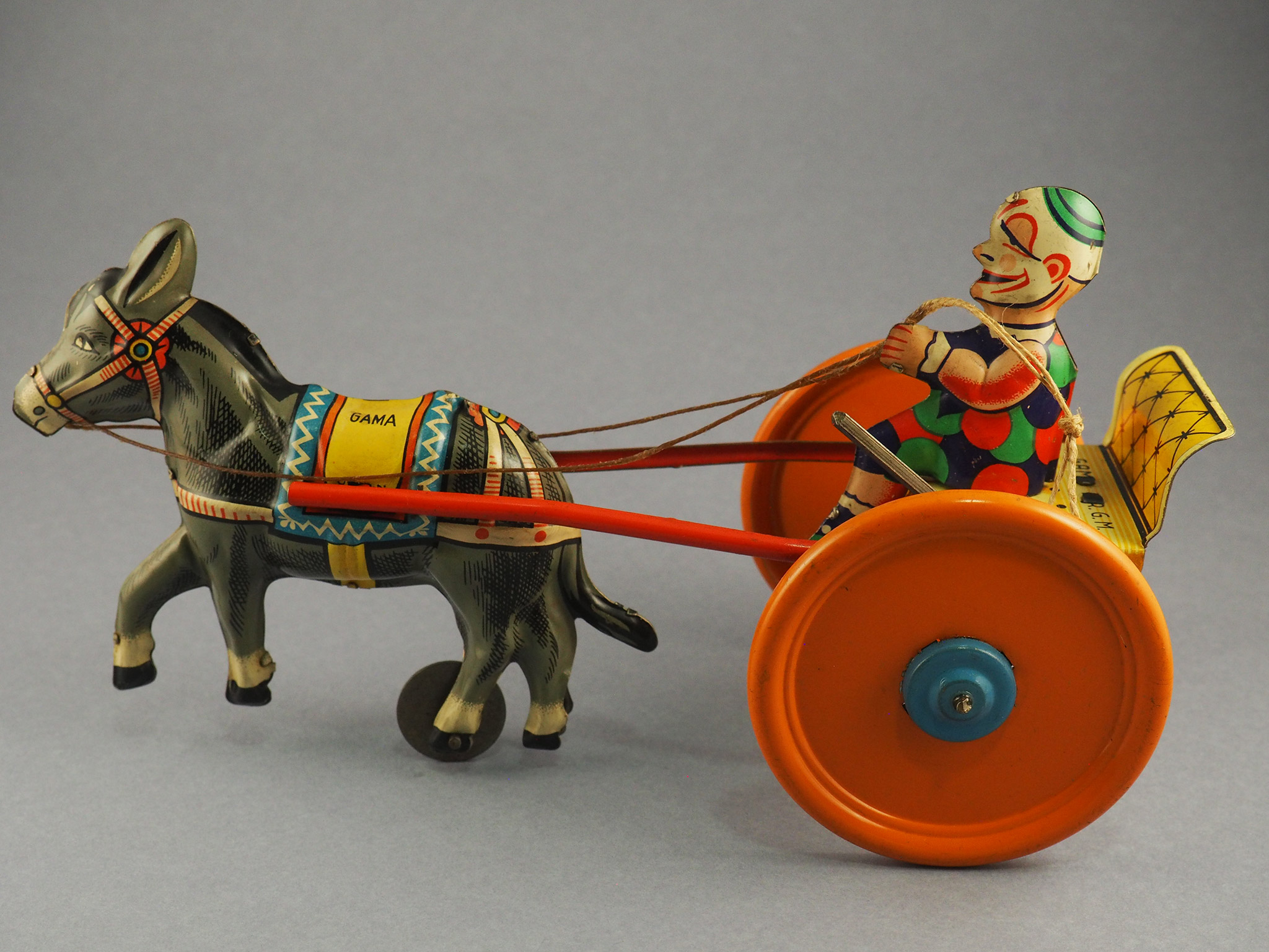 Clown chariot with donkey photo 1