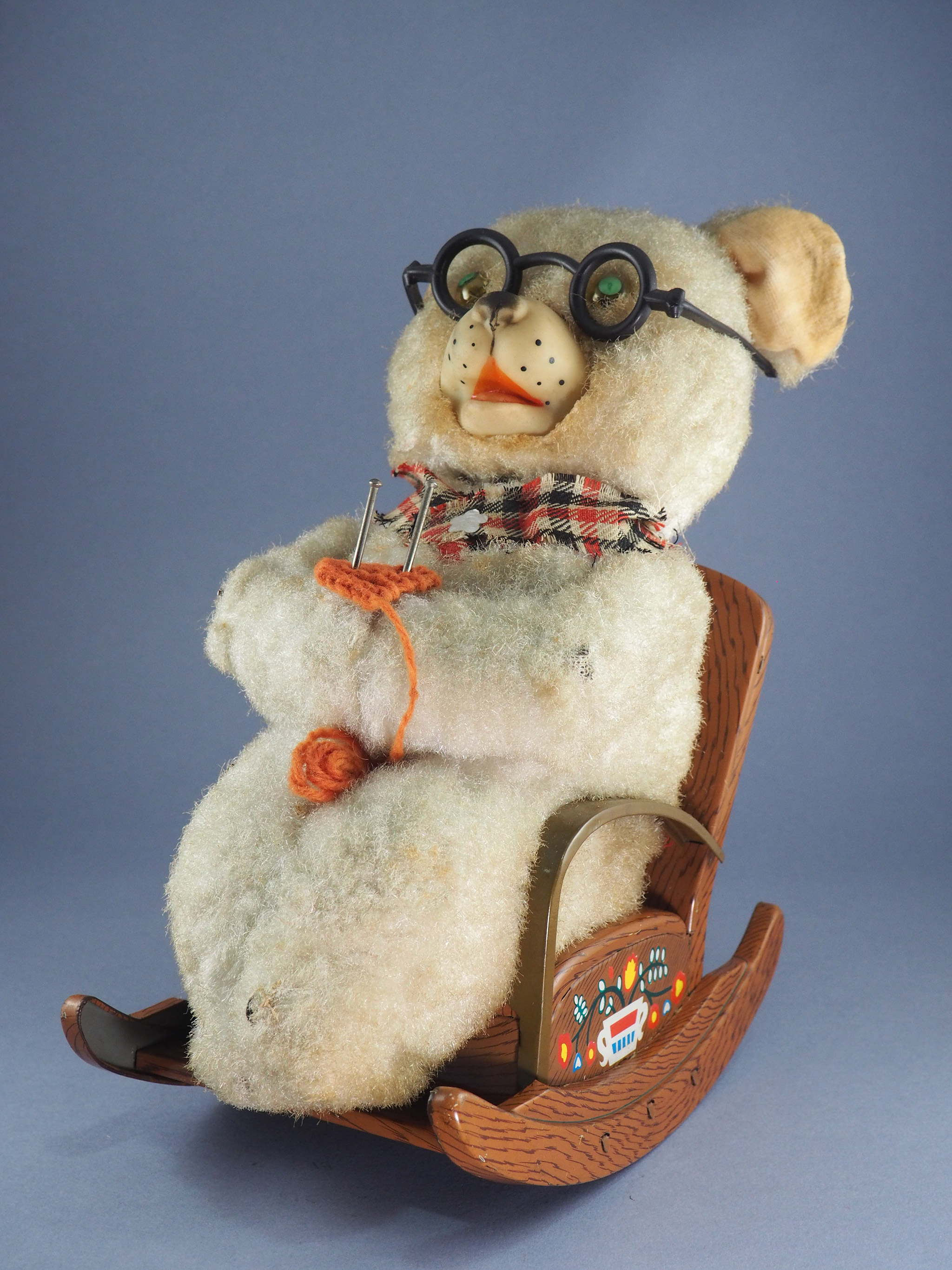 Mother Bear - Sitting and Knitting in her old Rocking Chair photo 1