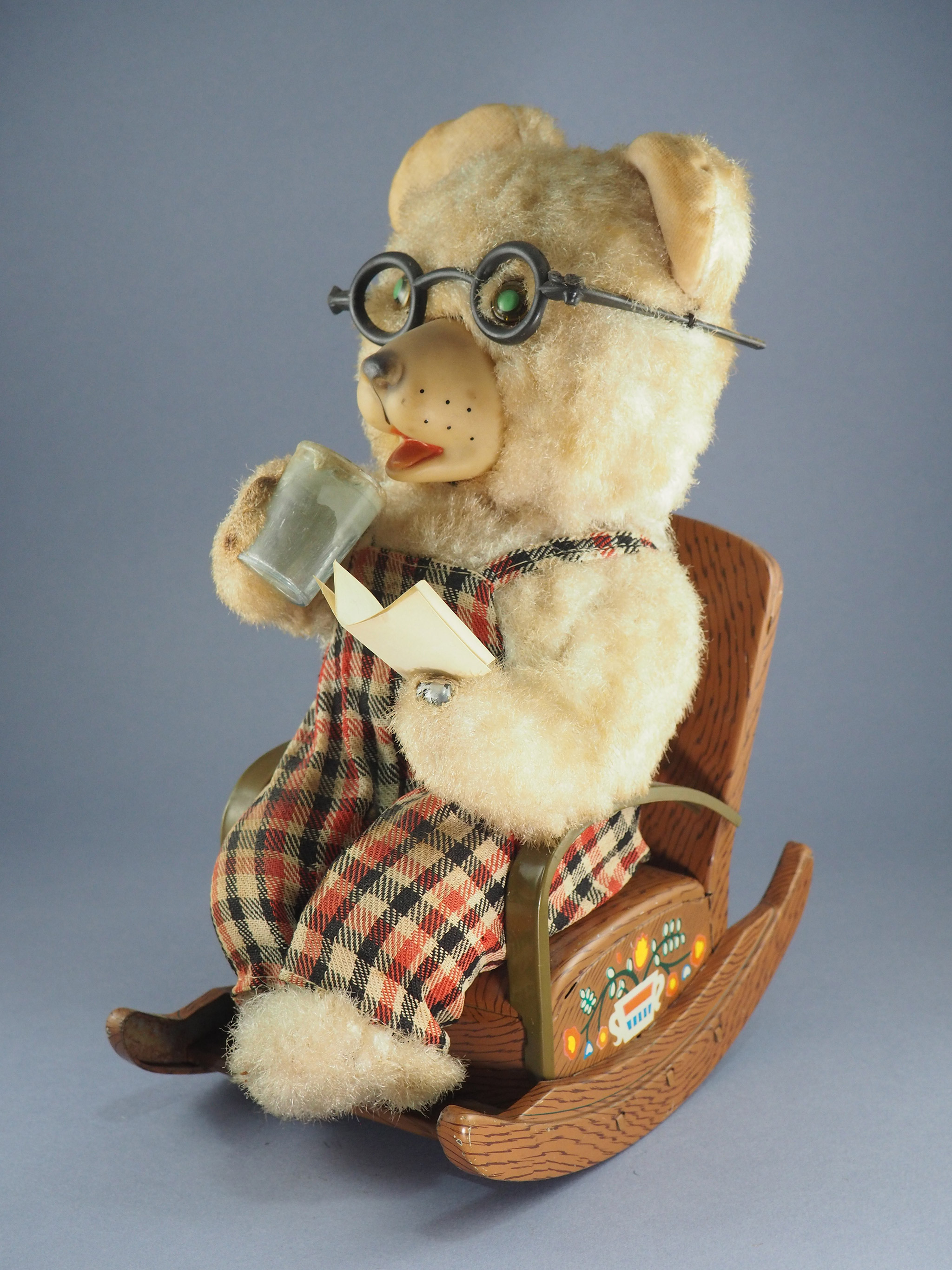 Papa Bear - Reading & Drinking in his old Rocking Chair photo 1