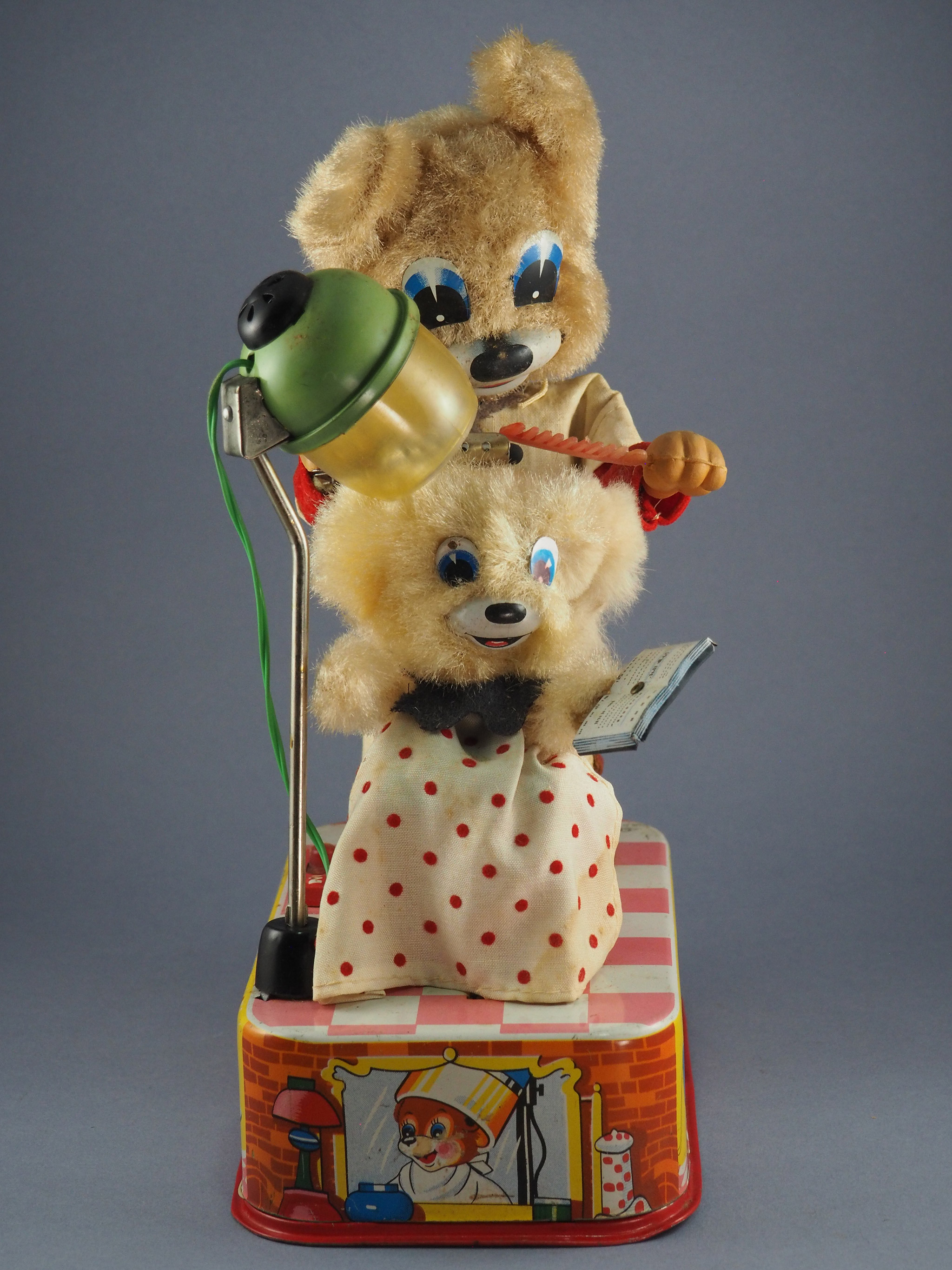 Beauty Parlor Bear with Lighted Dryer Stand photo 1
