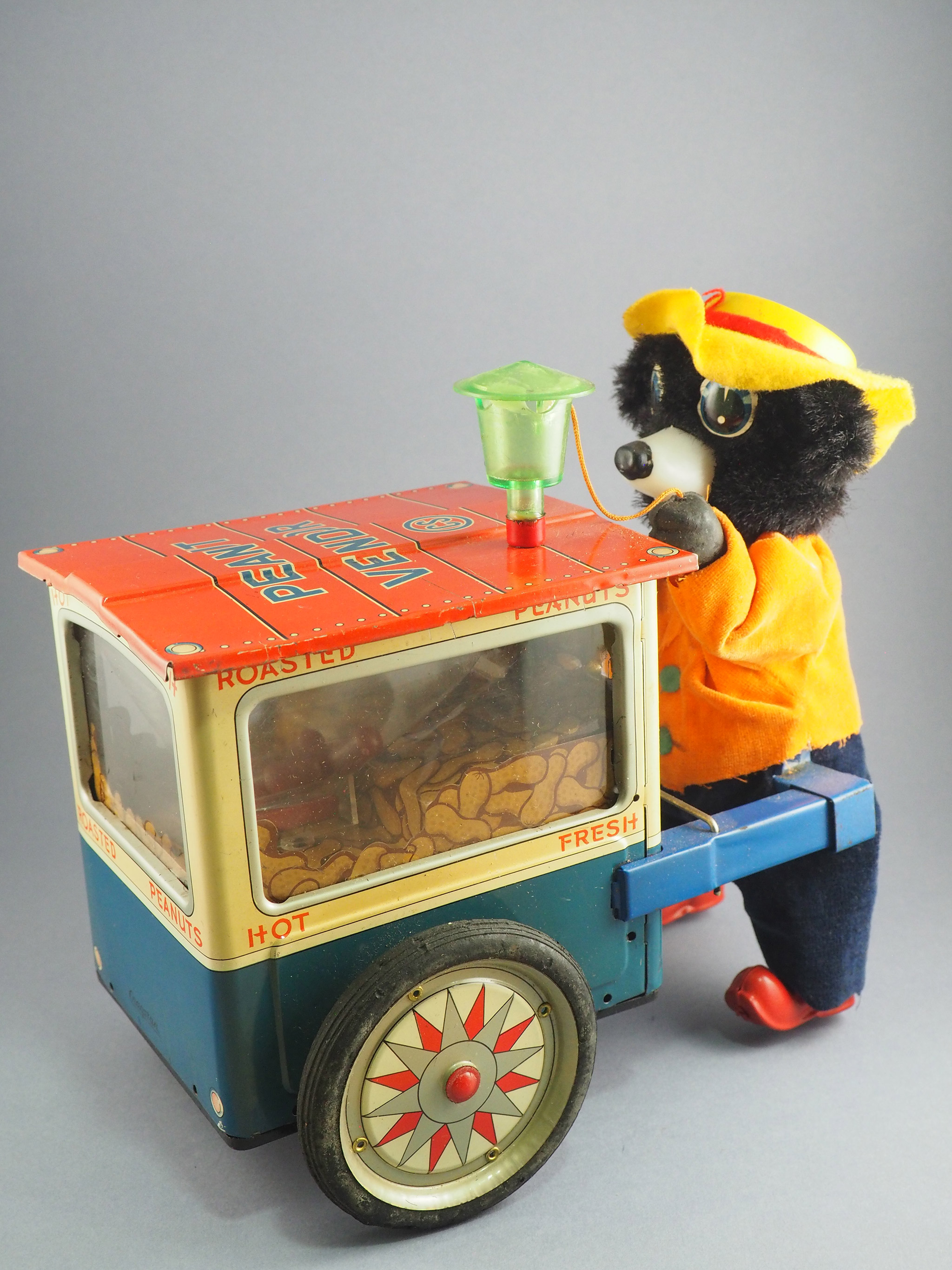 The Jolly Bear Peanut Vendor - Walking Bear and Rolling Cart photo 1