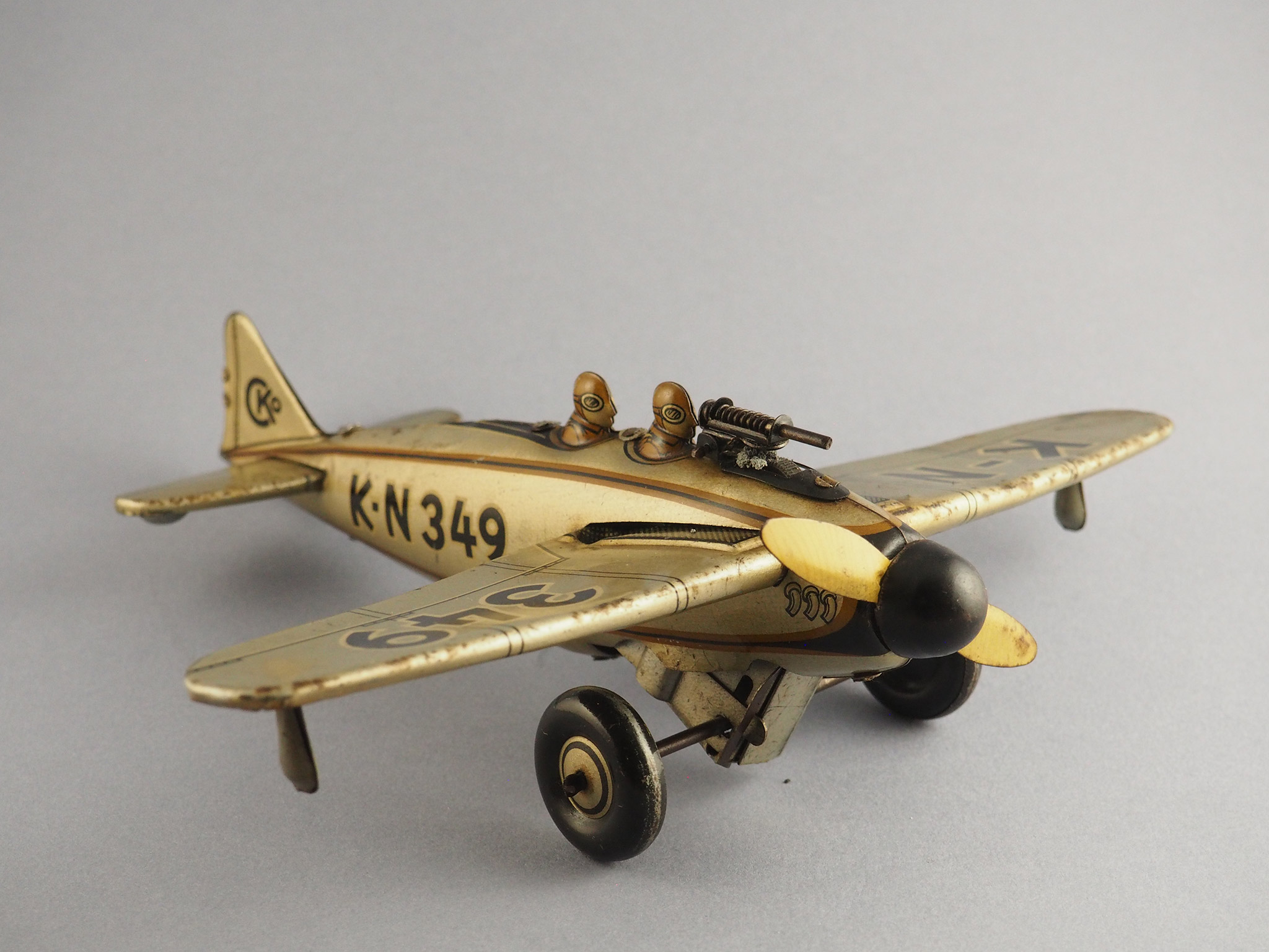 Shooting Warplane with Turning Propeller and Machine-Gun Sounds plus Varying Turning Motion photo 1