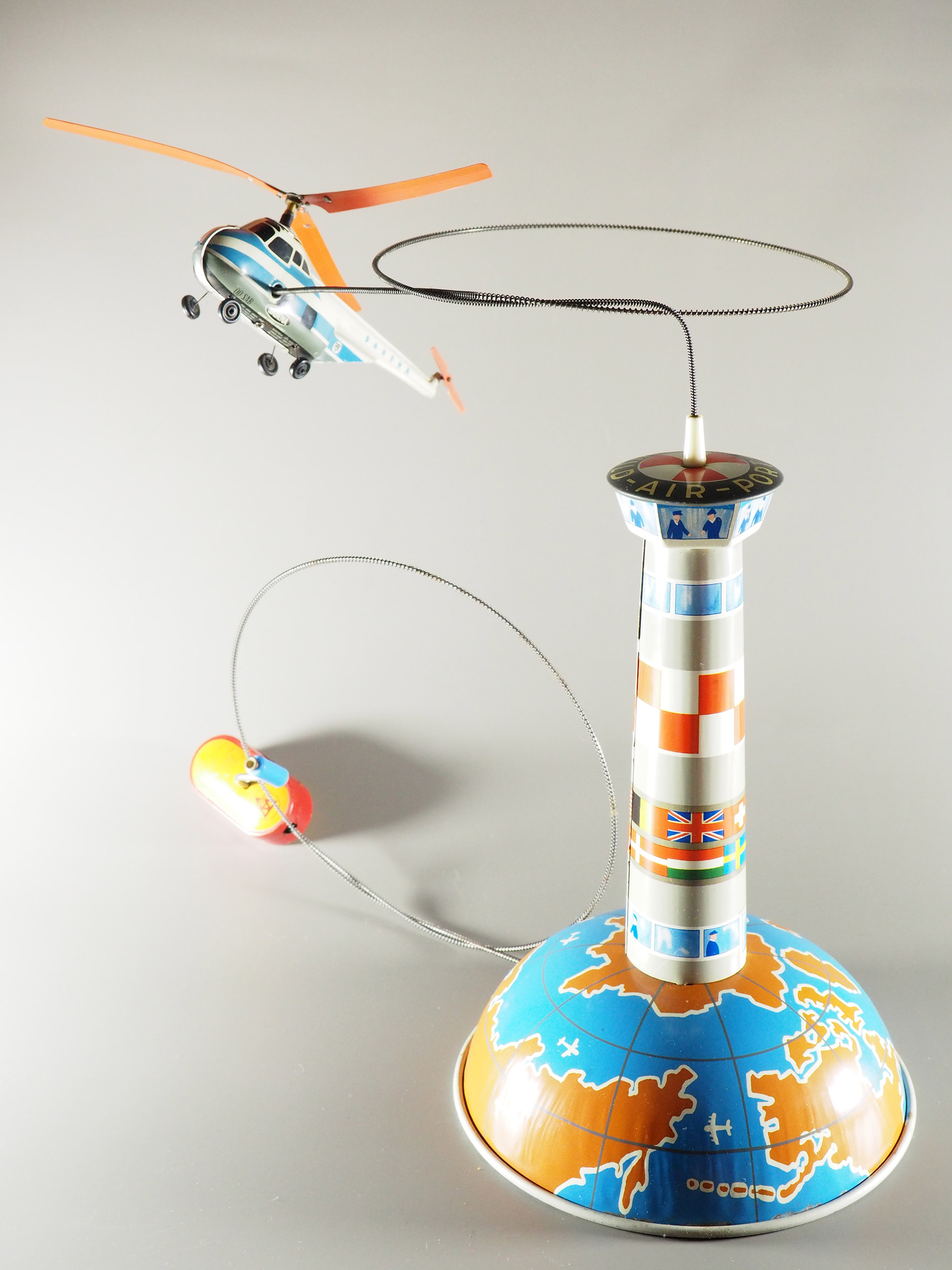 Control Tower and Remote Control Flying Helicopter photo 1