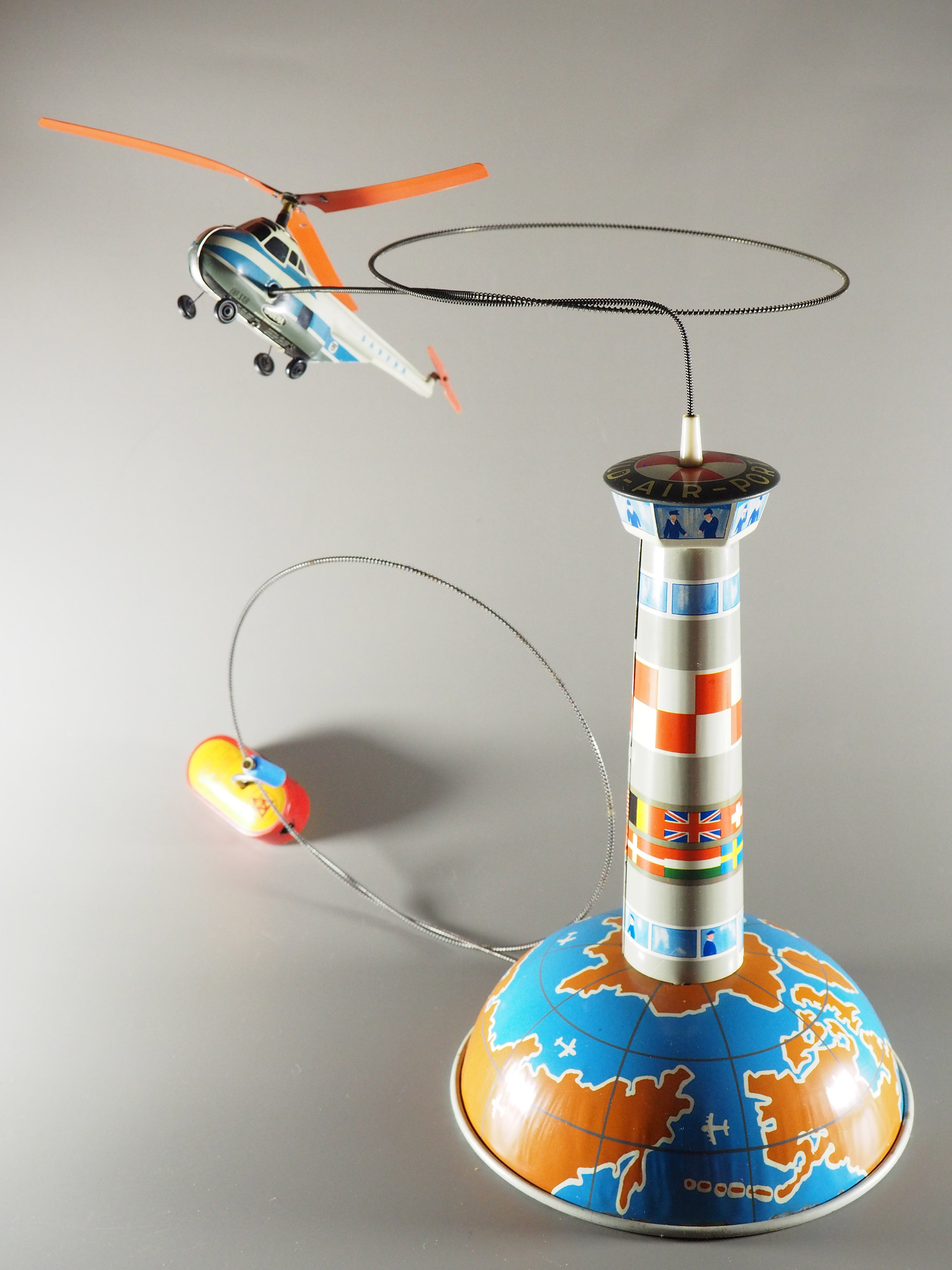Control Tower and Remote Control Flying Helicopter photo 2