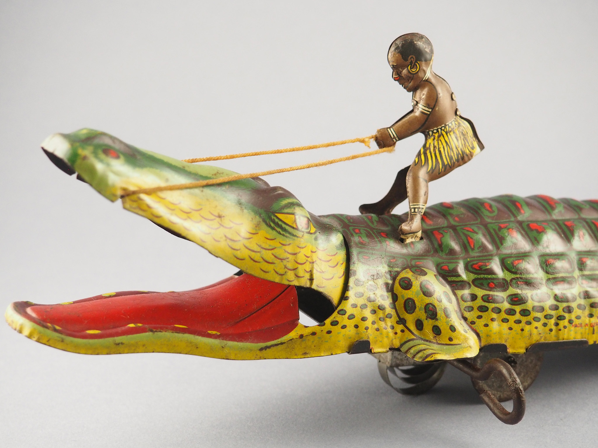 Crocodile with nigger boy photo 1