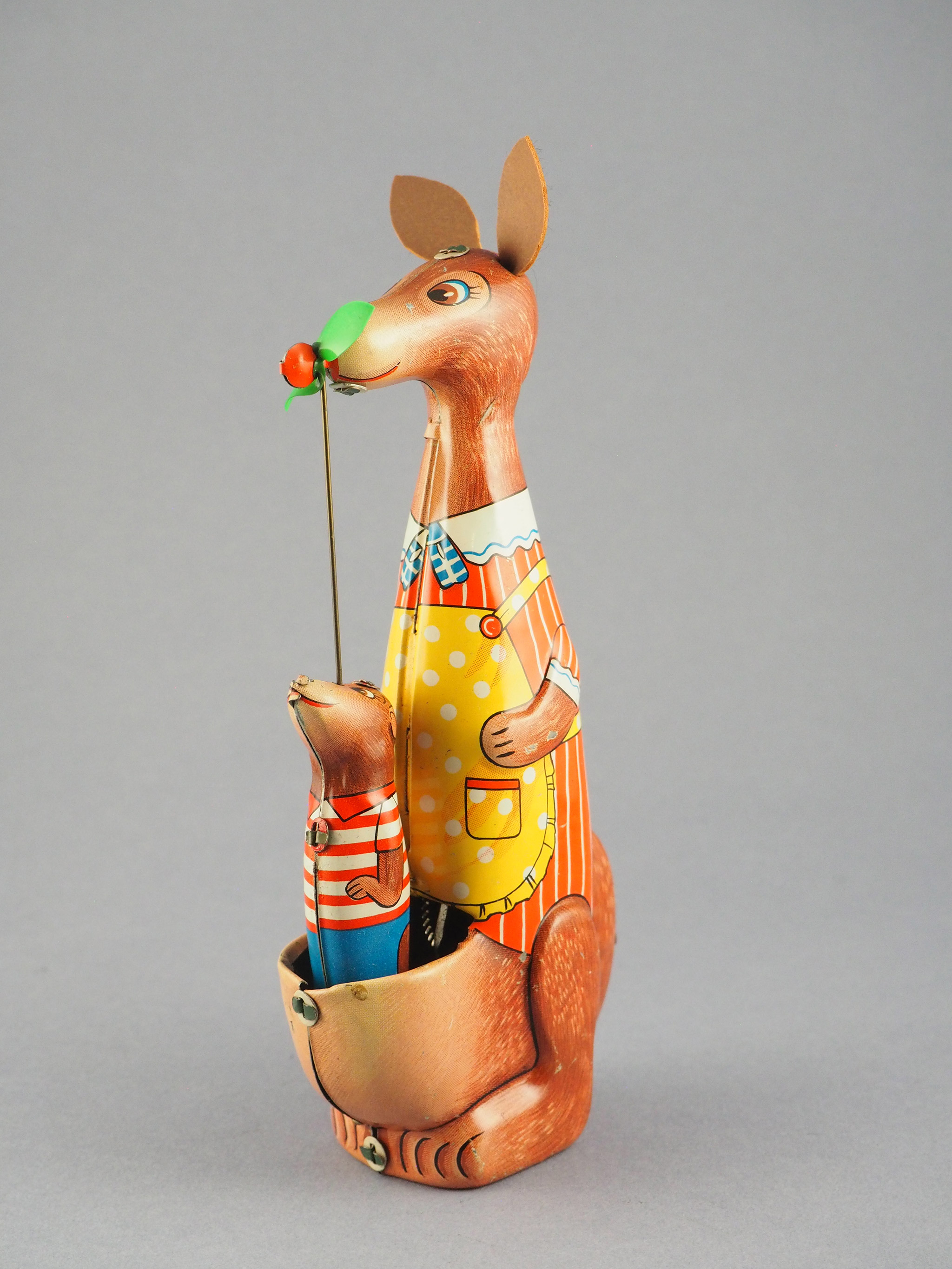 Mama Kangaroo with Playful Baby in her Pouch photo 2