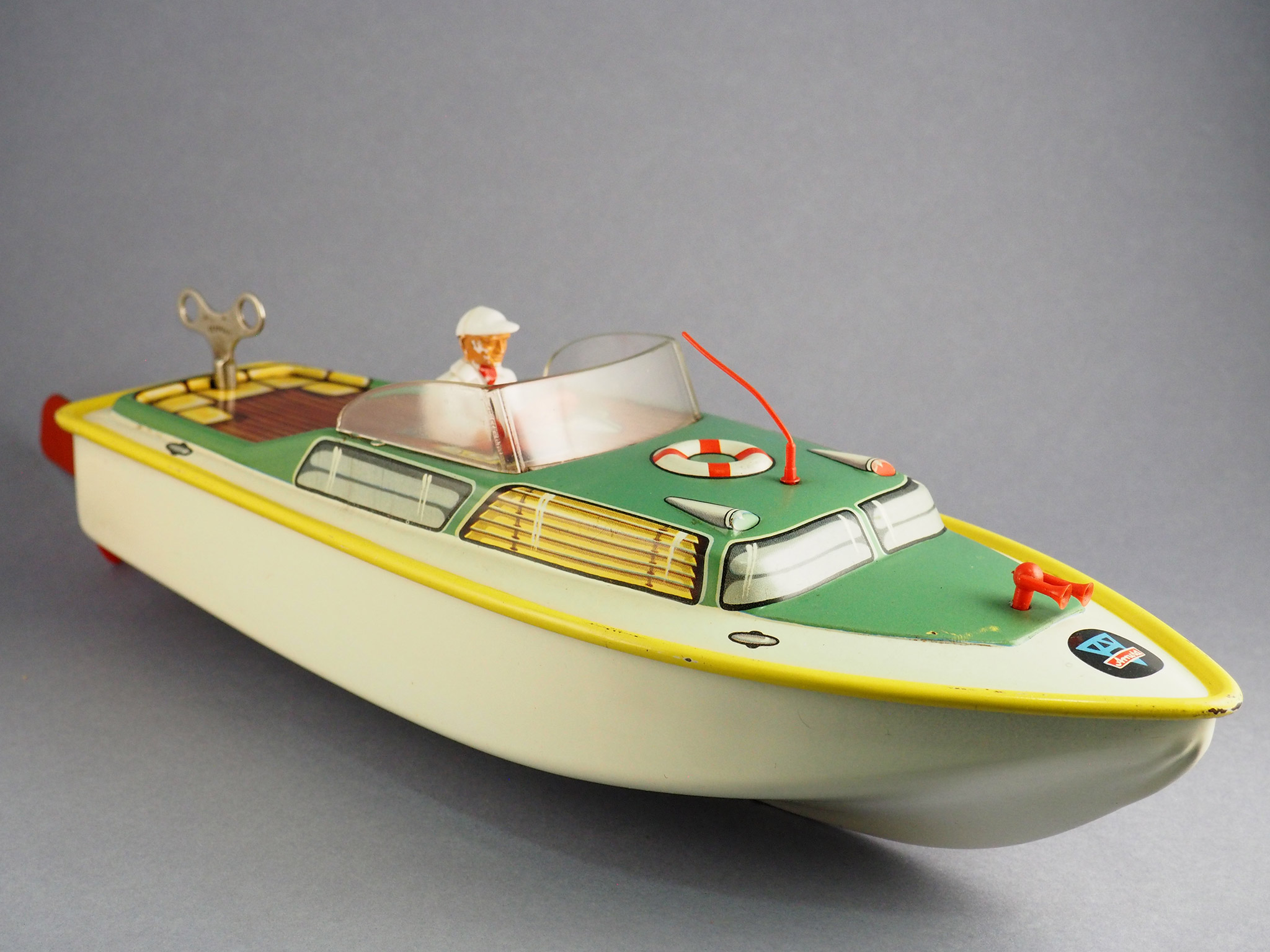 Motorboat with Plastic Figure photo 1